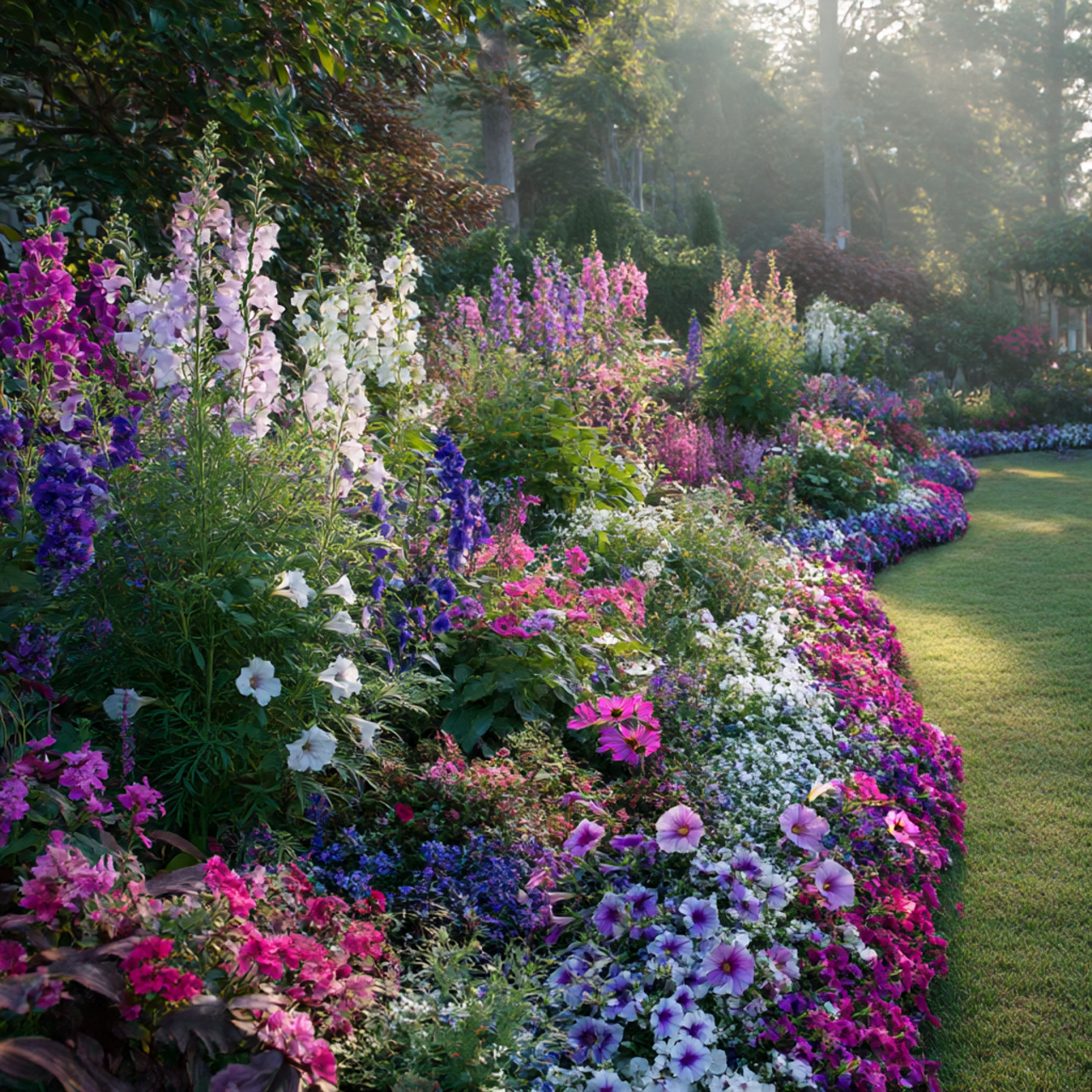 Annual-Focused Flower Garden Design