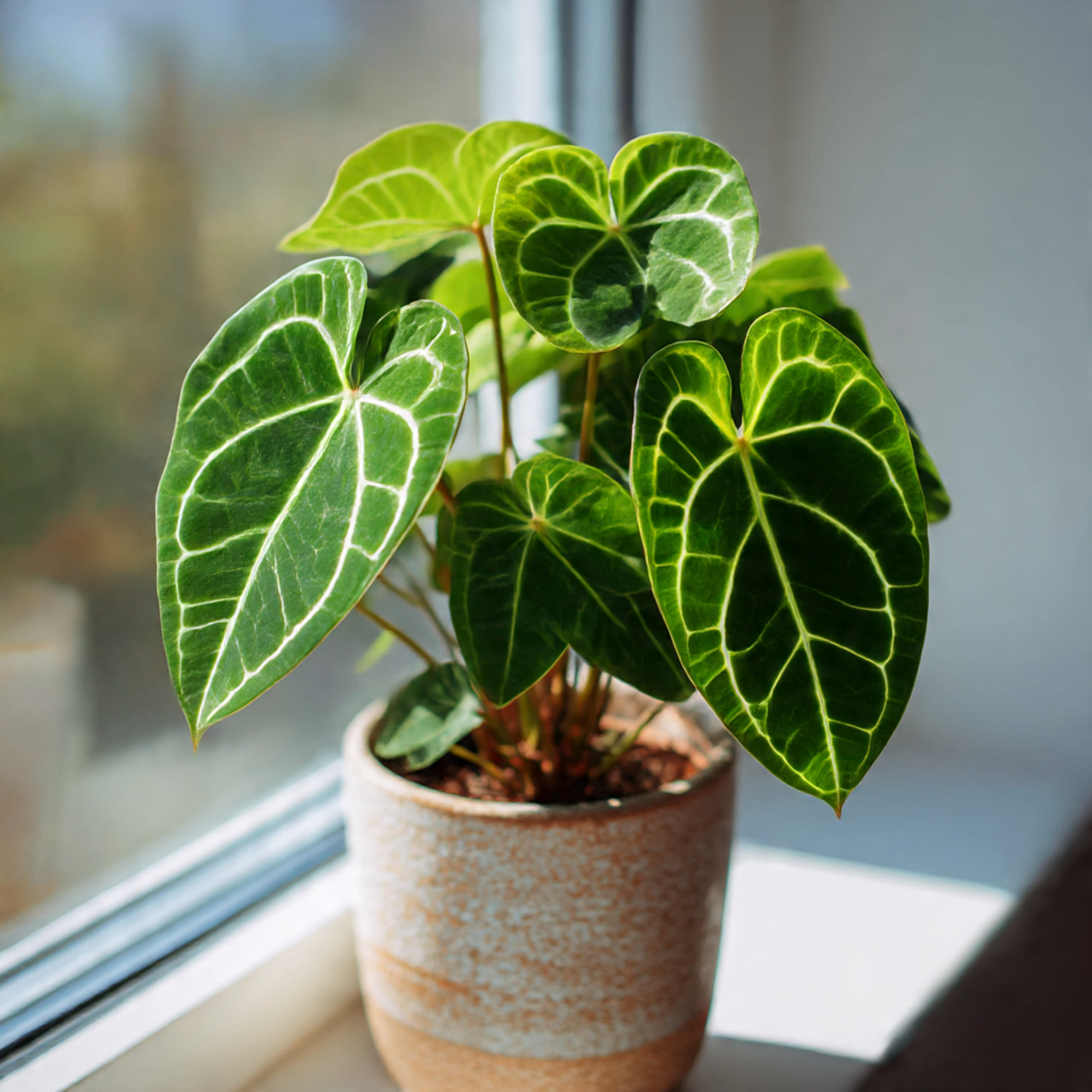 Anthurium Clarinervium: 25 Ultimate Guide to Care, Propagation & Styling 1 Anthurium Clarinervium Lighting Requirements