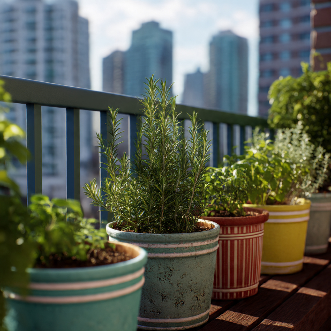 Balcony Herb Gardens