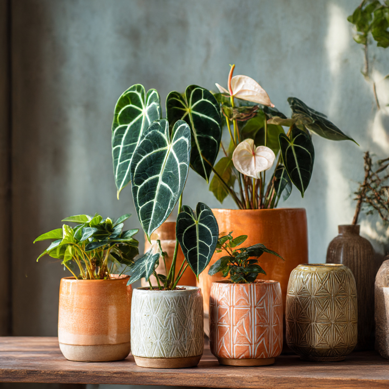 Anthurium Clarinervium: 25 Ultimate Guide to Care, Propagation & Styling 16 Choosing the Right Pot for Anthurium Clarinervium