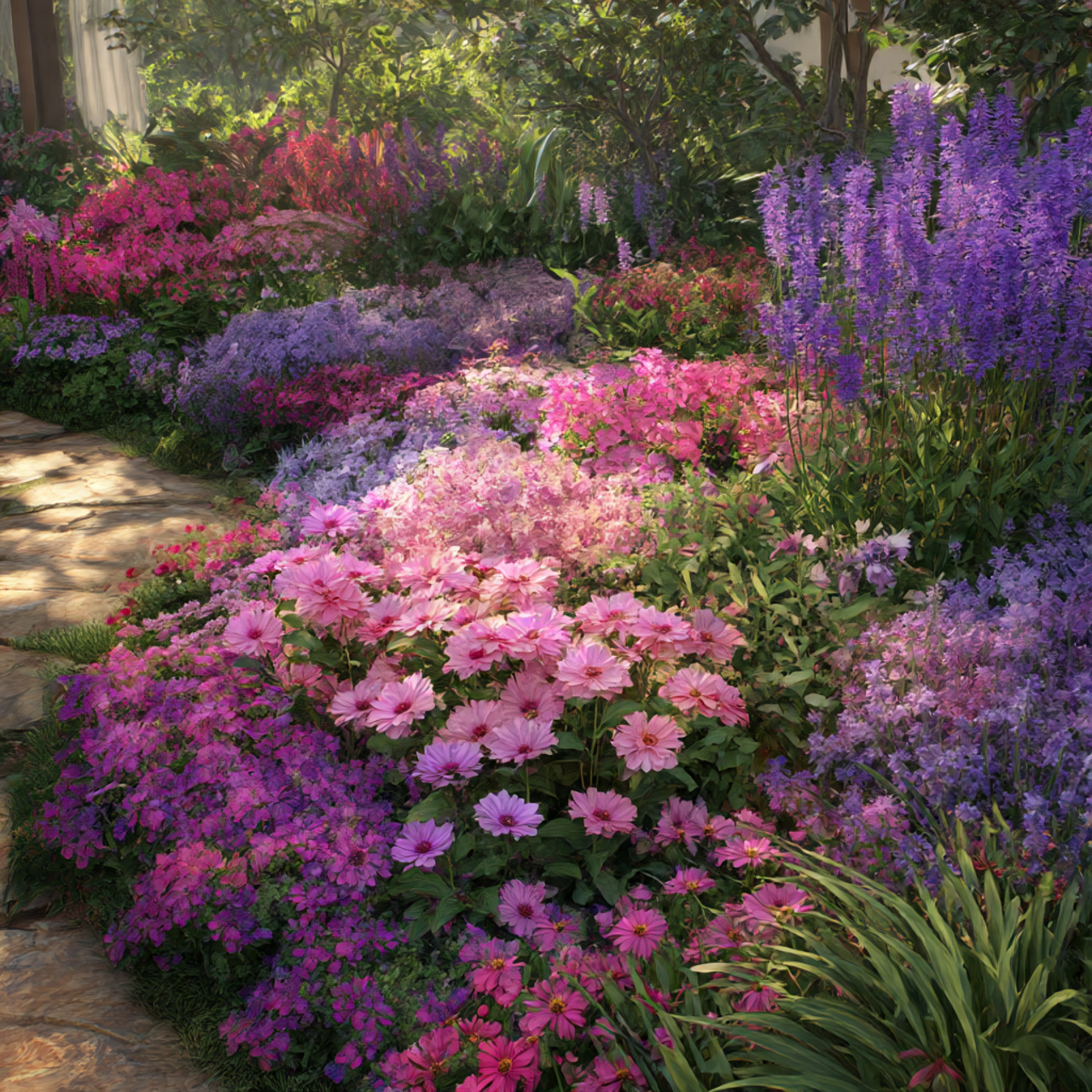 Color-Themed Flower Gardens for Visual Impact