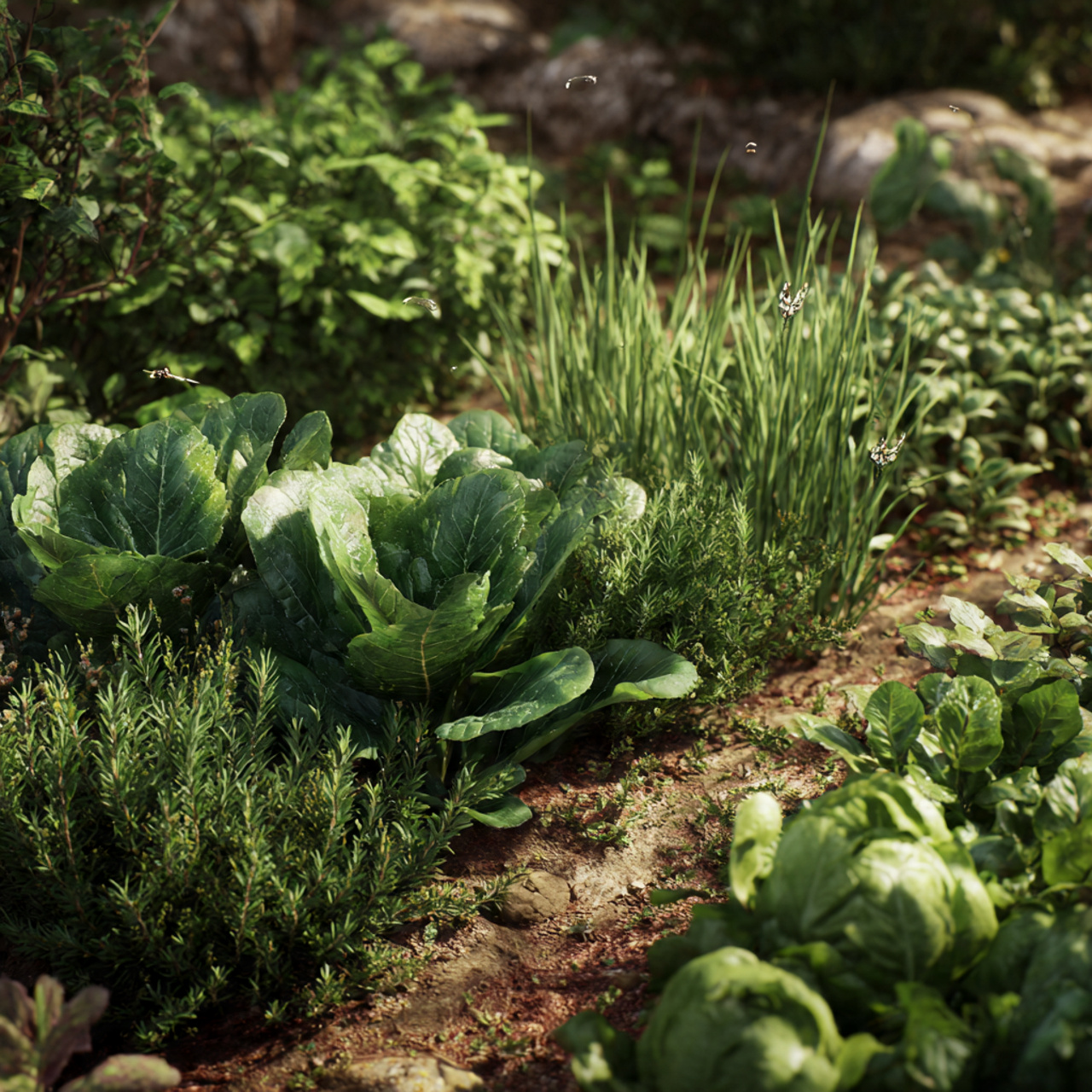 Companion Herbs in Vegetable Gardening