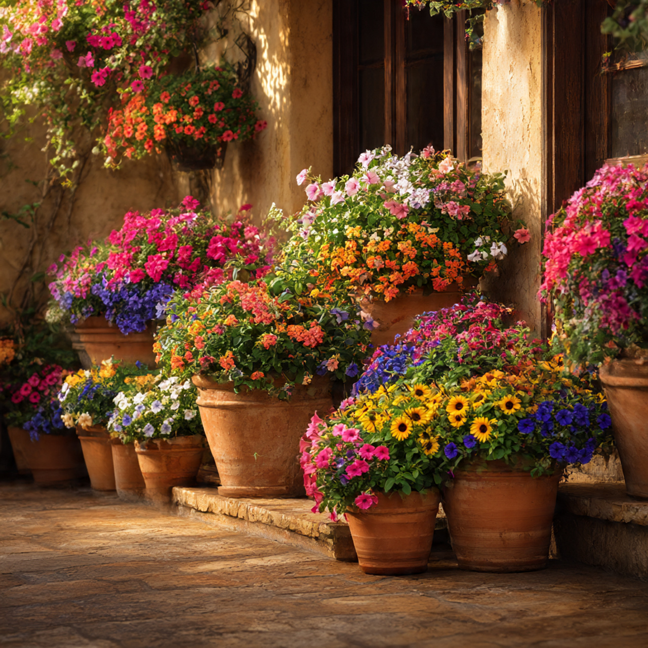 Container-Based Flower Garden Ideas