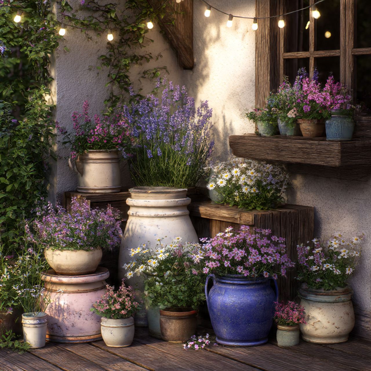 Container Plants for Cottage-Style Charm