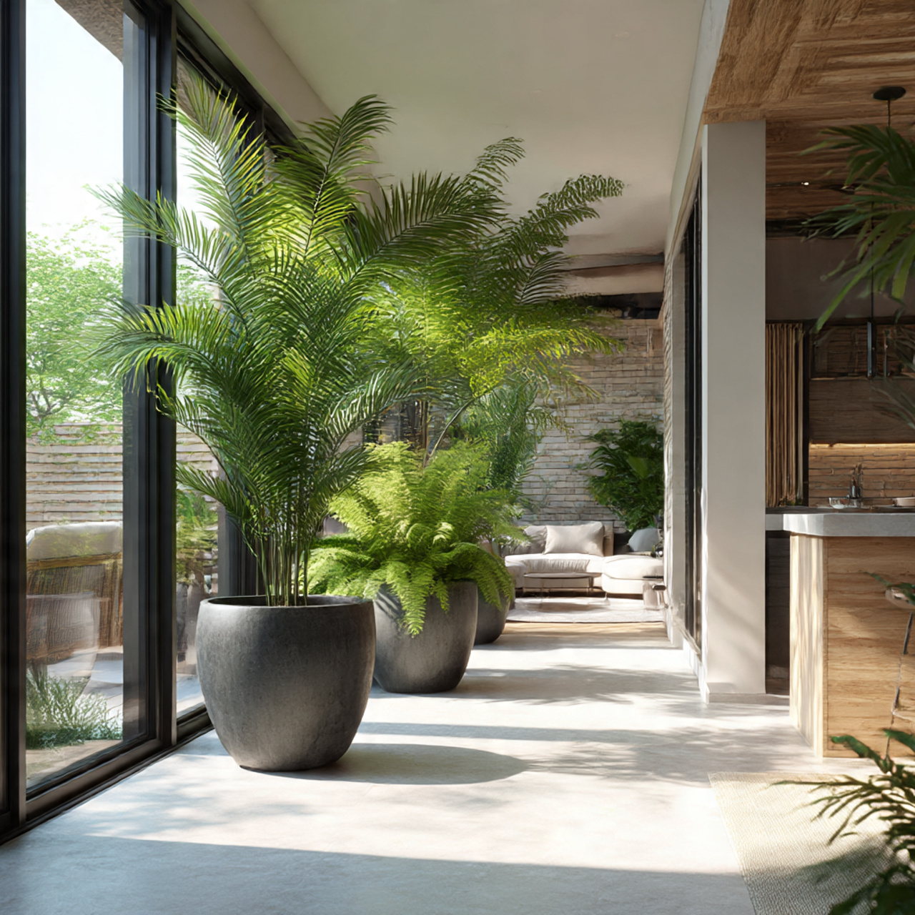 Container Plants for Indoor–Outdoor Flow