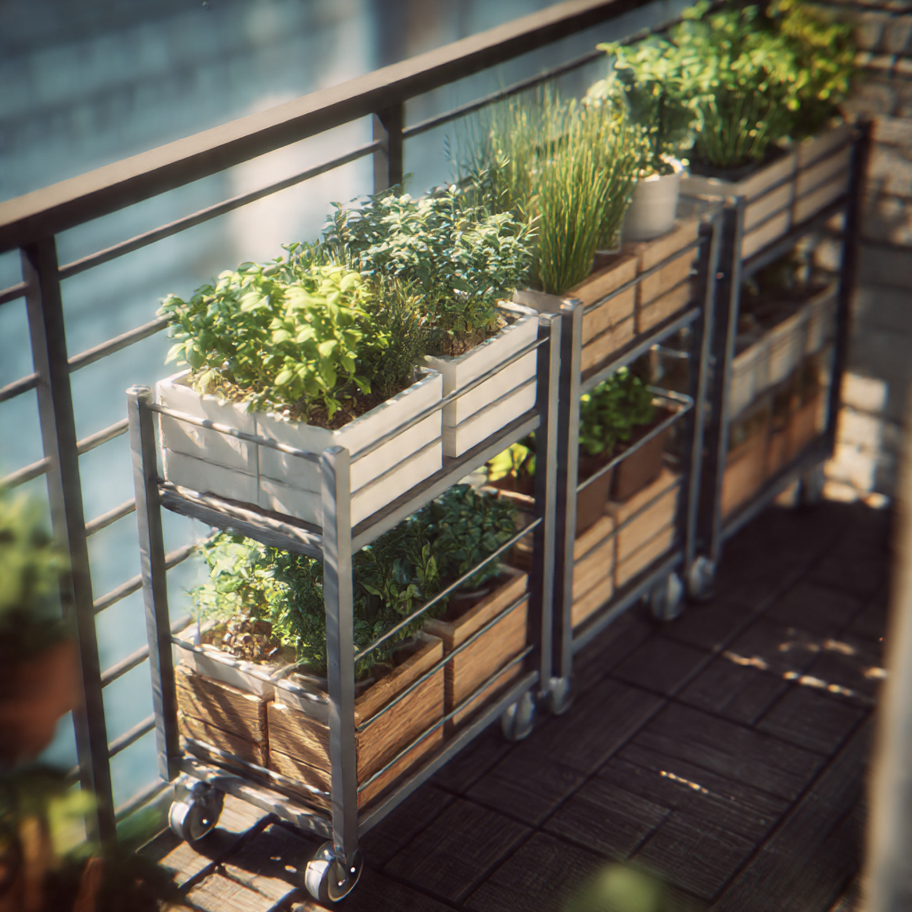 Container Plants for Portable Micro-Gardens