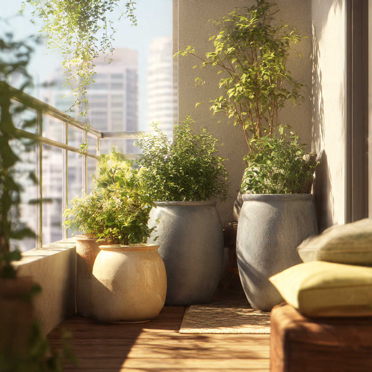 Container Plants for Small Urban Balconies