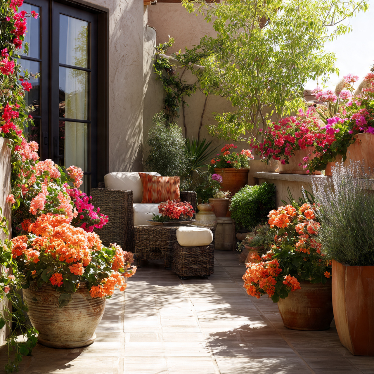 Container Plants for Sunny Patios