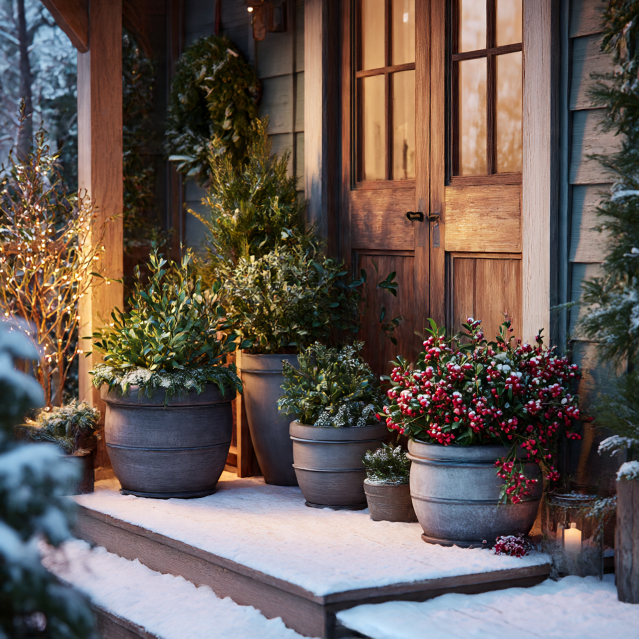 Container Plants for Winter Interest