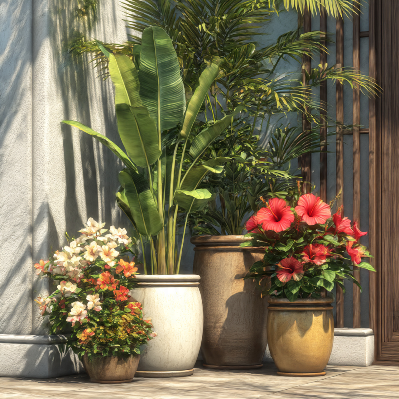 Container Plants with Tropical Appeal
