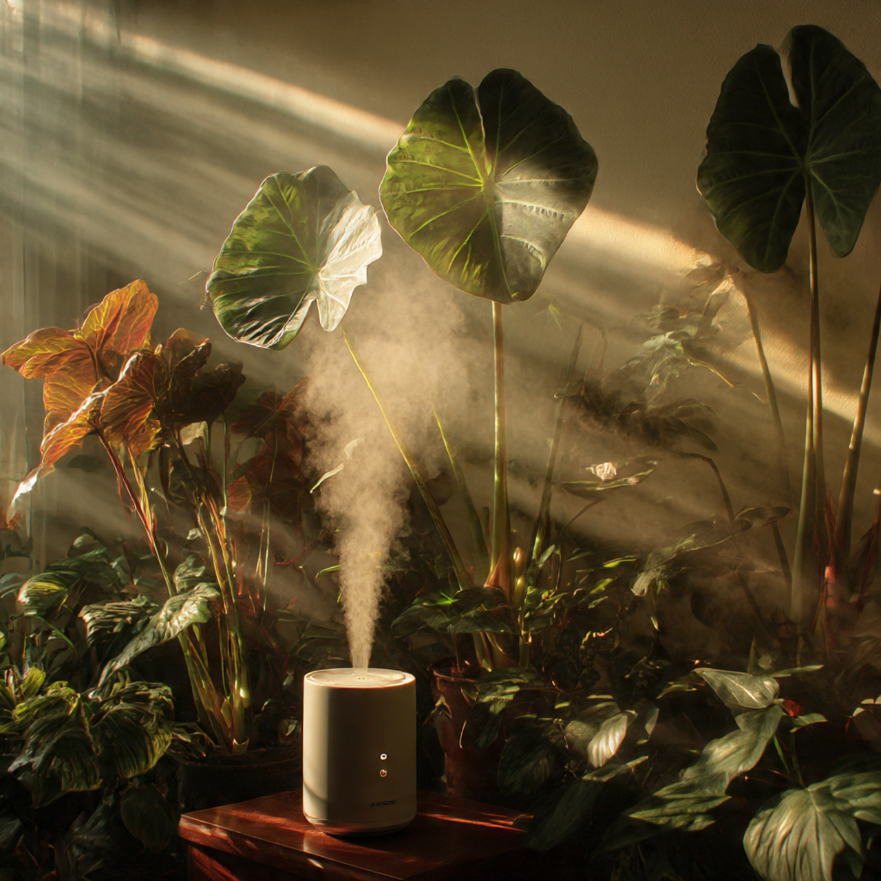 Creating a Humidity Zone for Alocasia Plant