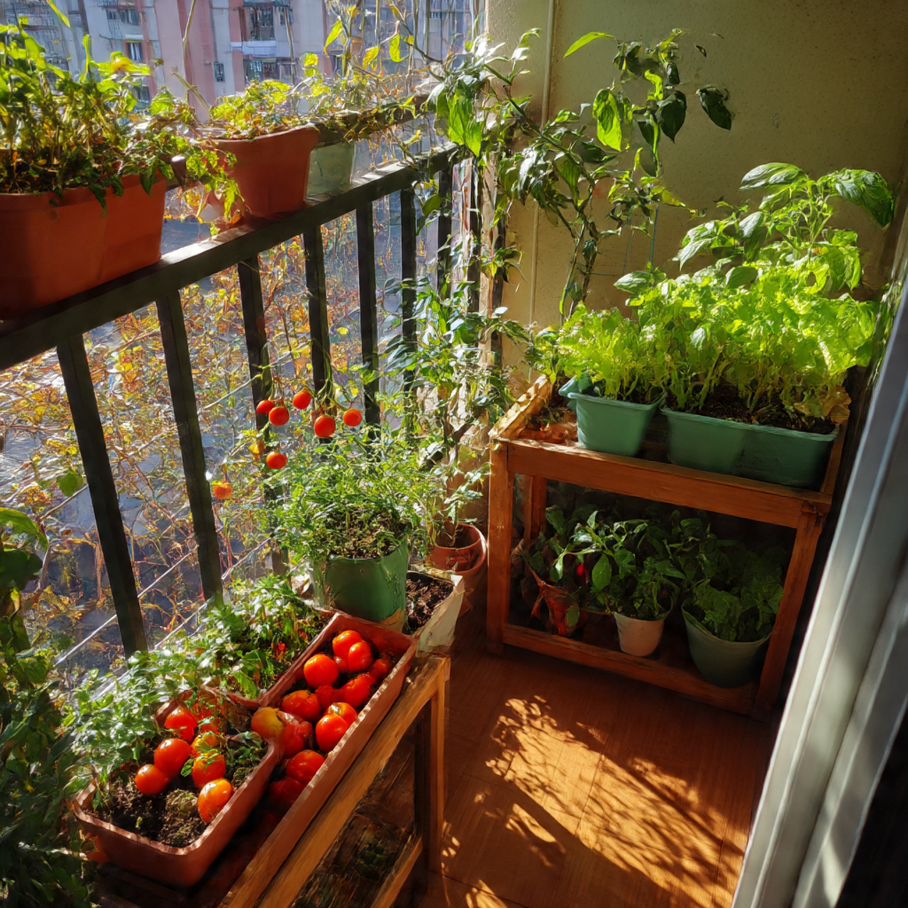Edible Balcony Garden
