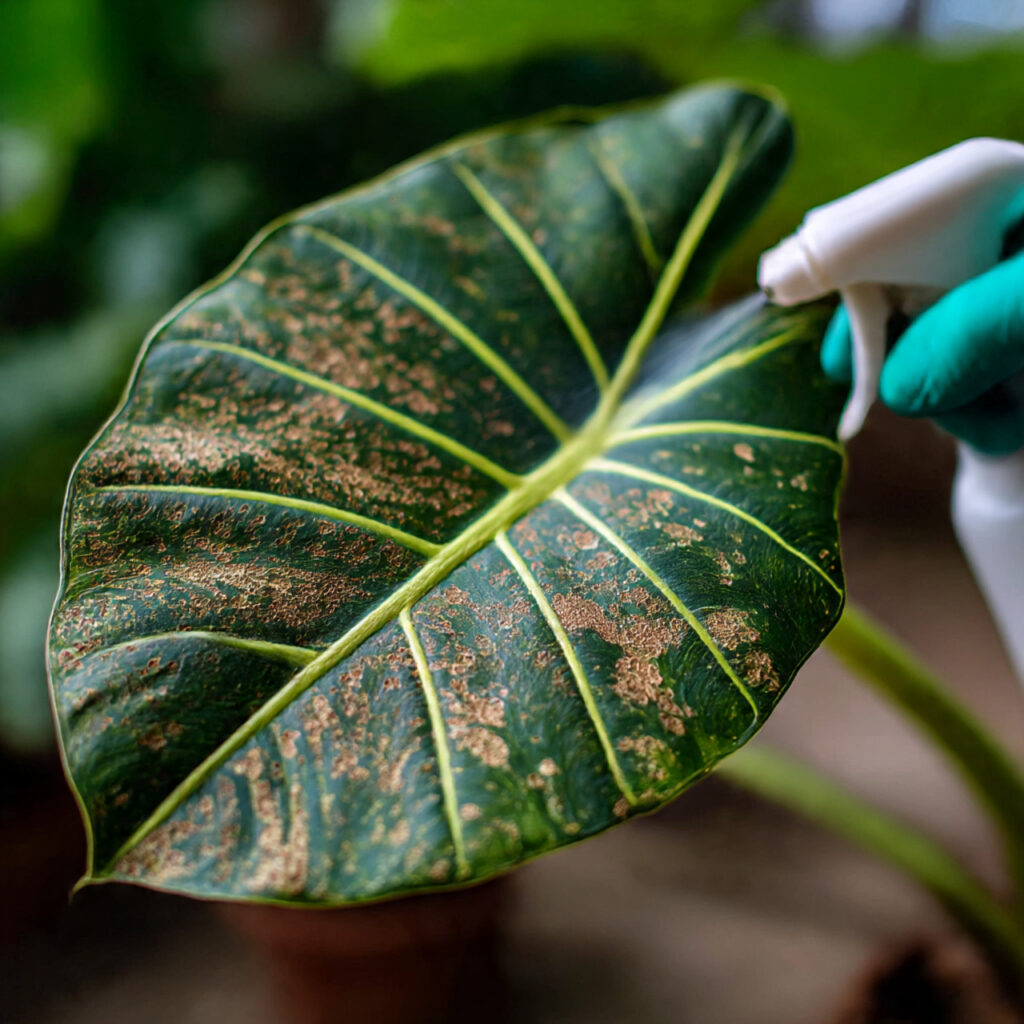 Fungal Issues in Alocasia Plant