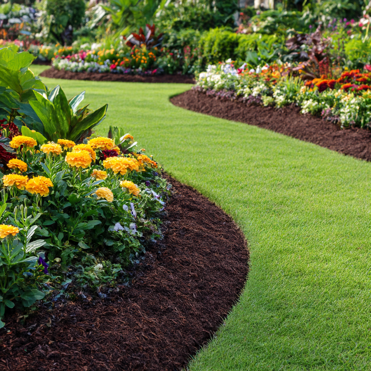 30 Creative Garden Edging Ideas to Upgrade Any Garden 21 Garden Edging Ideas Using Mulch Trenches