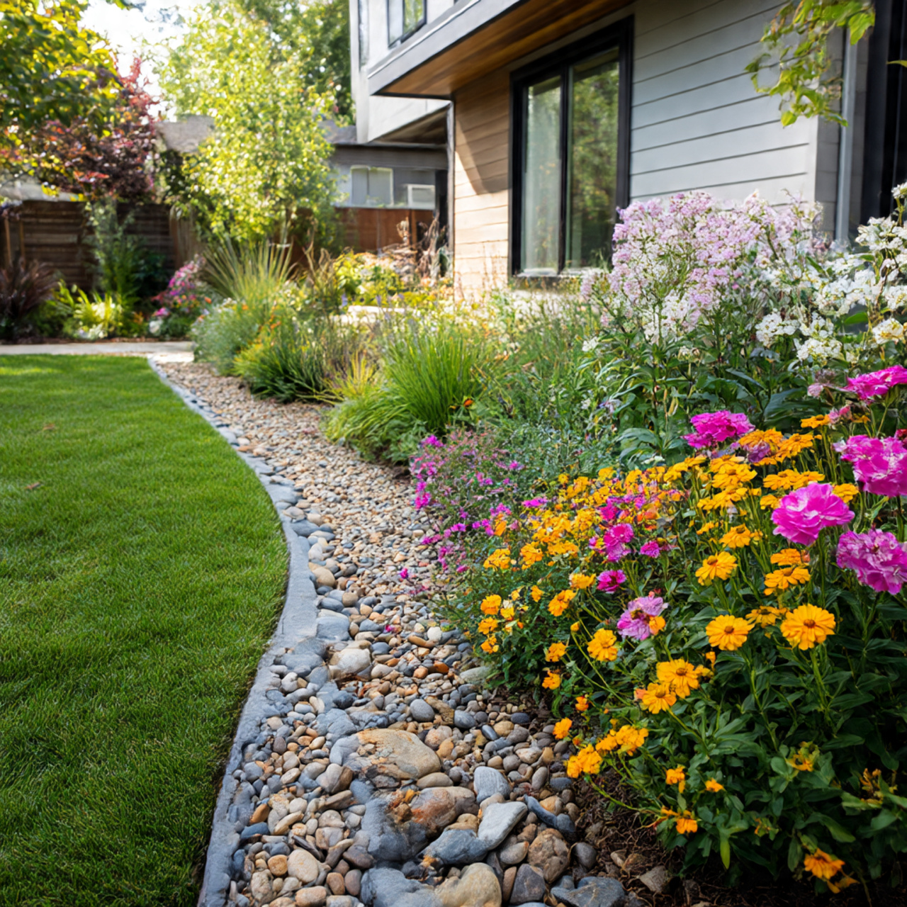 30 Creative Garden Edging Ideas to Upgrade Any Garden 28 Garden Edging Ideas for Mixed Material Transitions