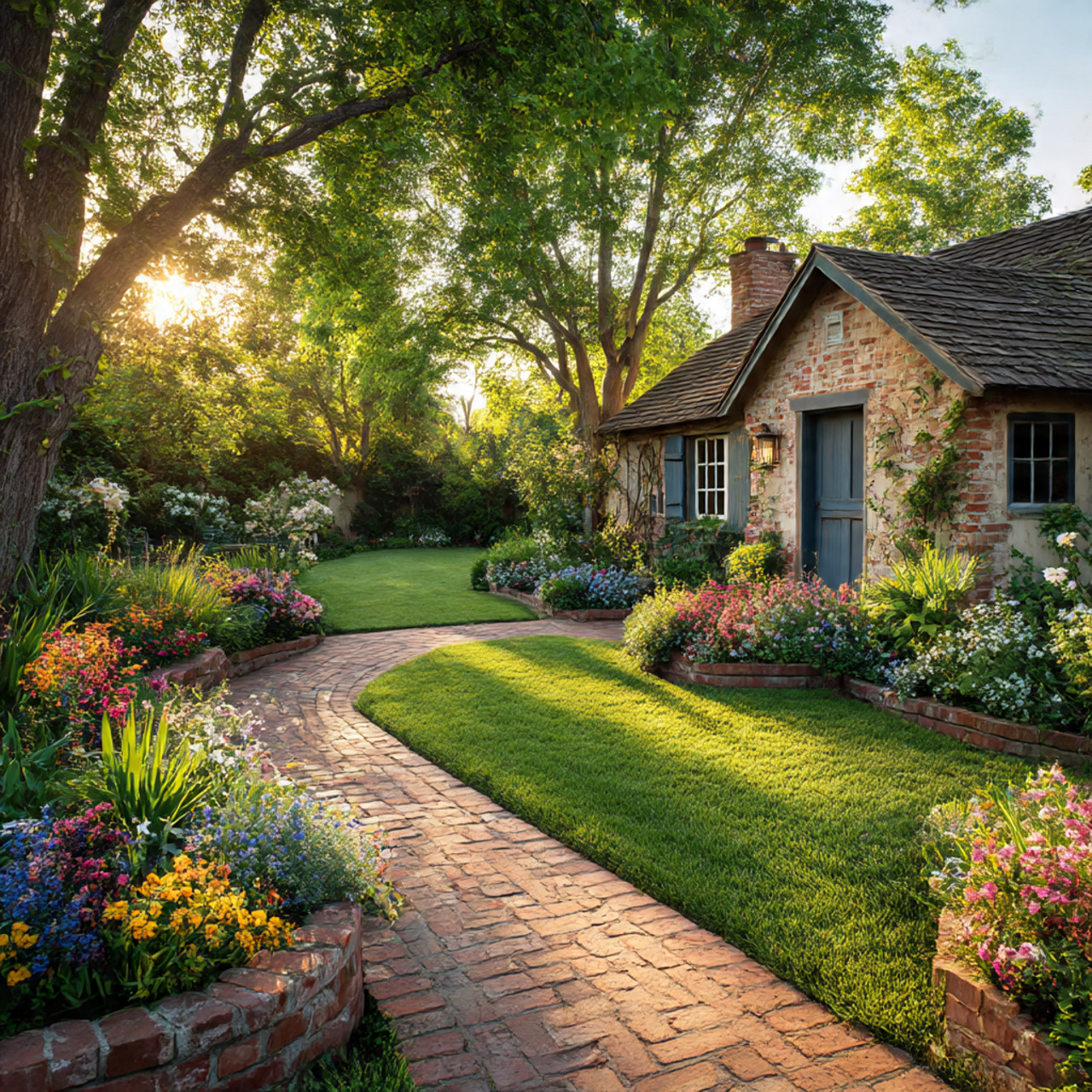 30 Creative Garden Edging Ideas to Upgrade Any Garden 2 Garden Edging Ideas with Brick Borders