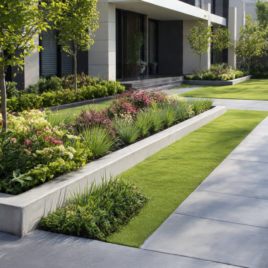 30 Creative Garden Edging Ideas to Upgrade Any Garden 13 Garden Edging Ideas with Concrete Curbing