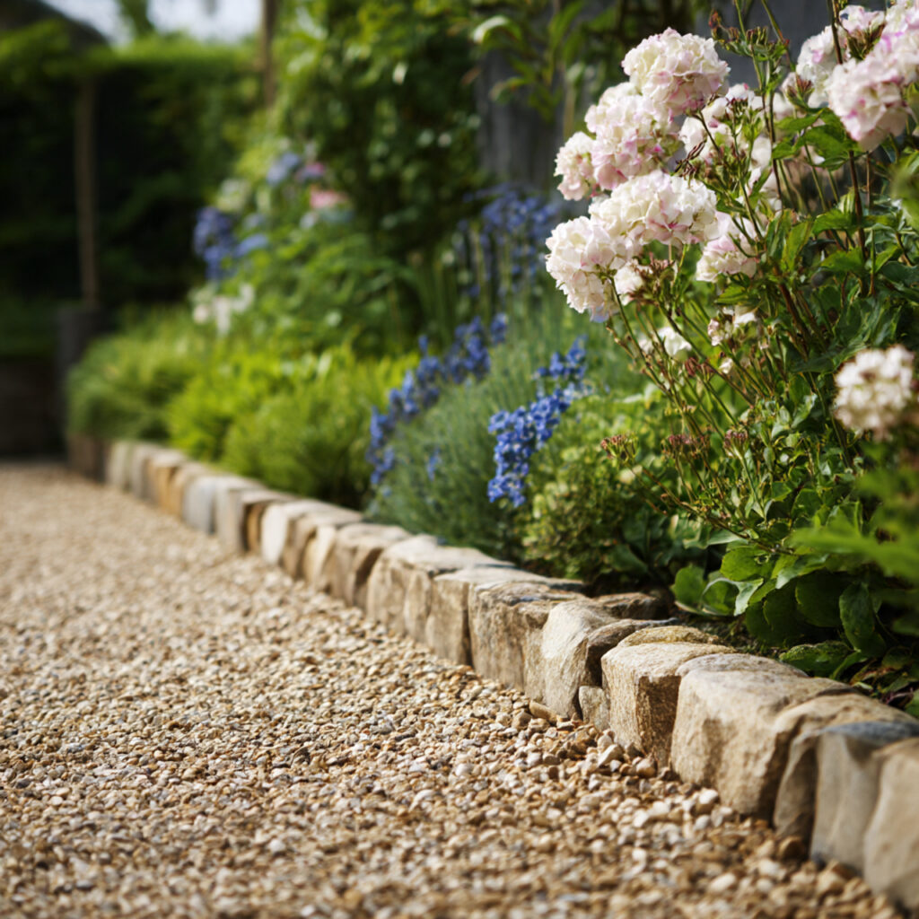 30 Creative Garden Edging Ideas to Upgrade Any Garden 6 Garden Edging Ideas with Gravel Basins
