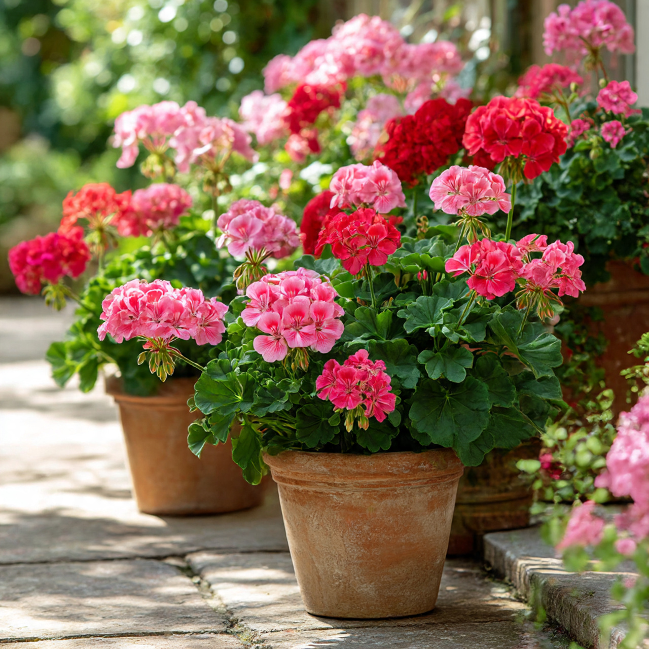 Geraniums for Colorful Repellence