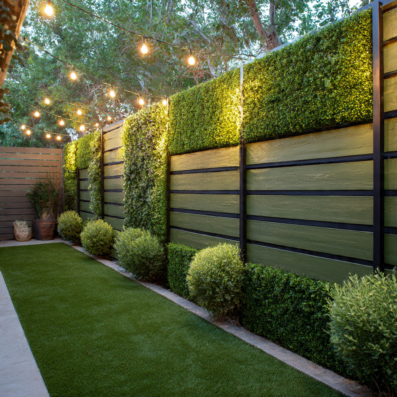 Green Wall Fence Panels