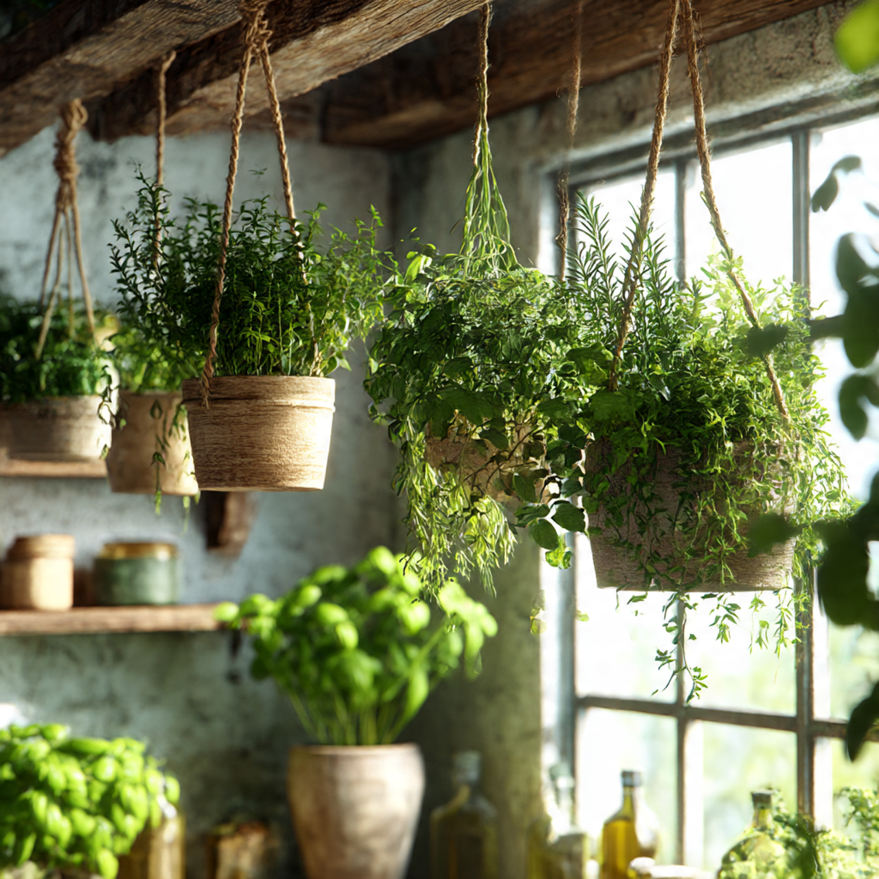 Hanging Plants for Kitchens