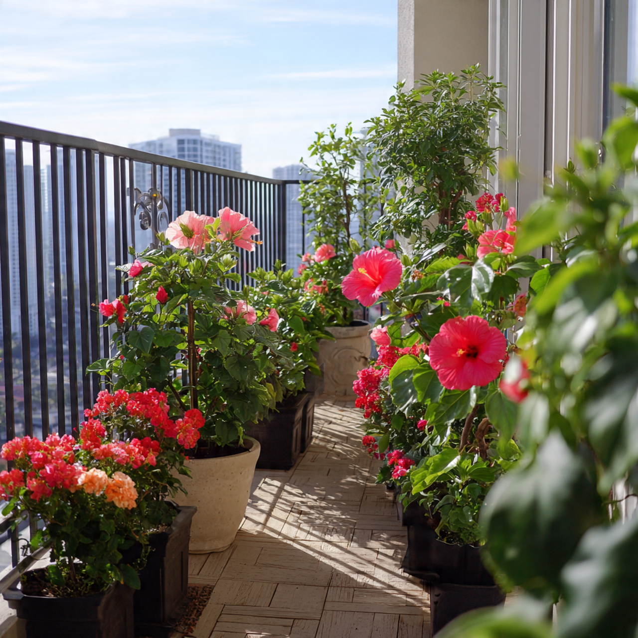 Hibiscus Flower for Balcony Gardens