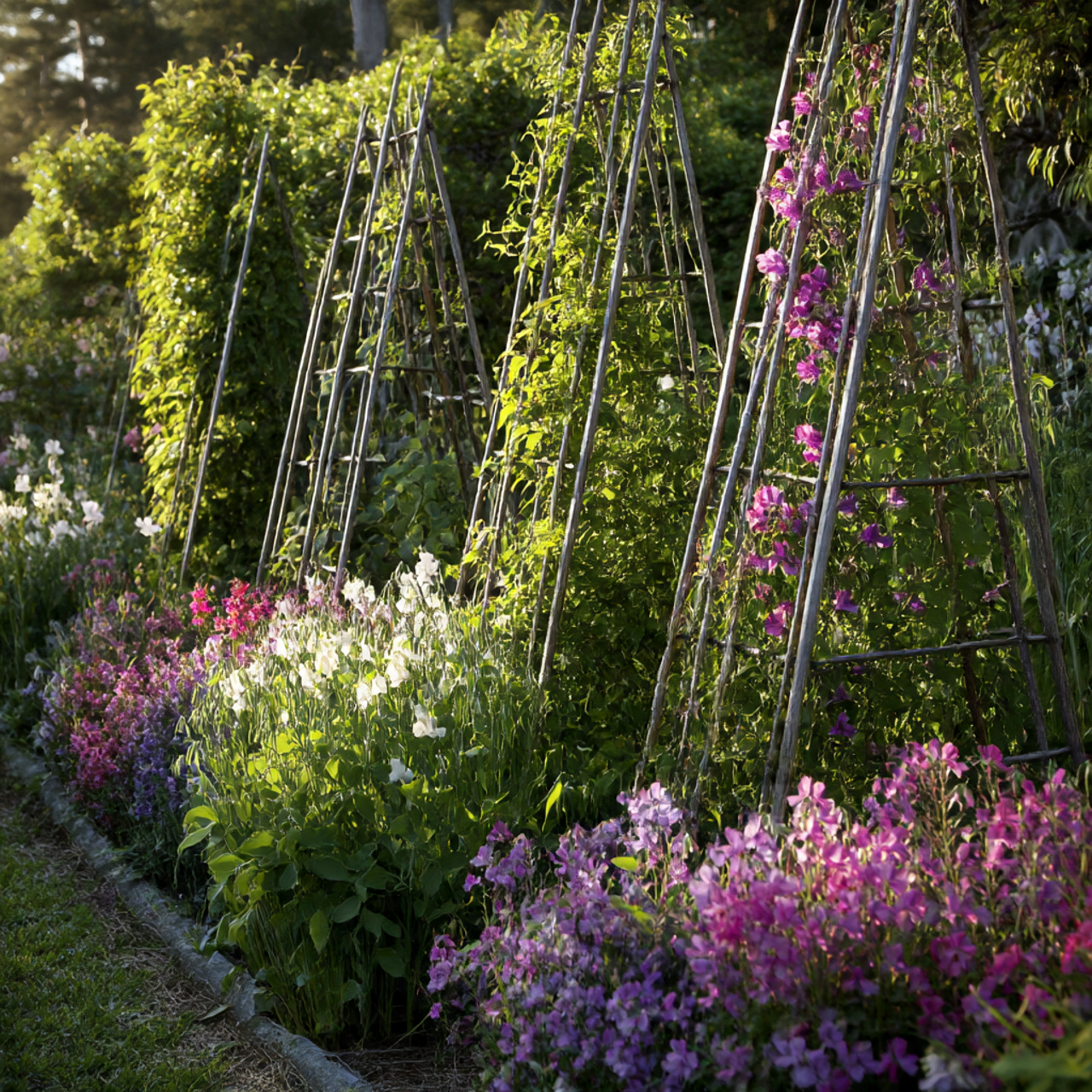 Incorporate Vertical Elements in Your Cut Flower Garden