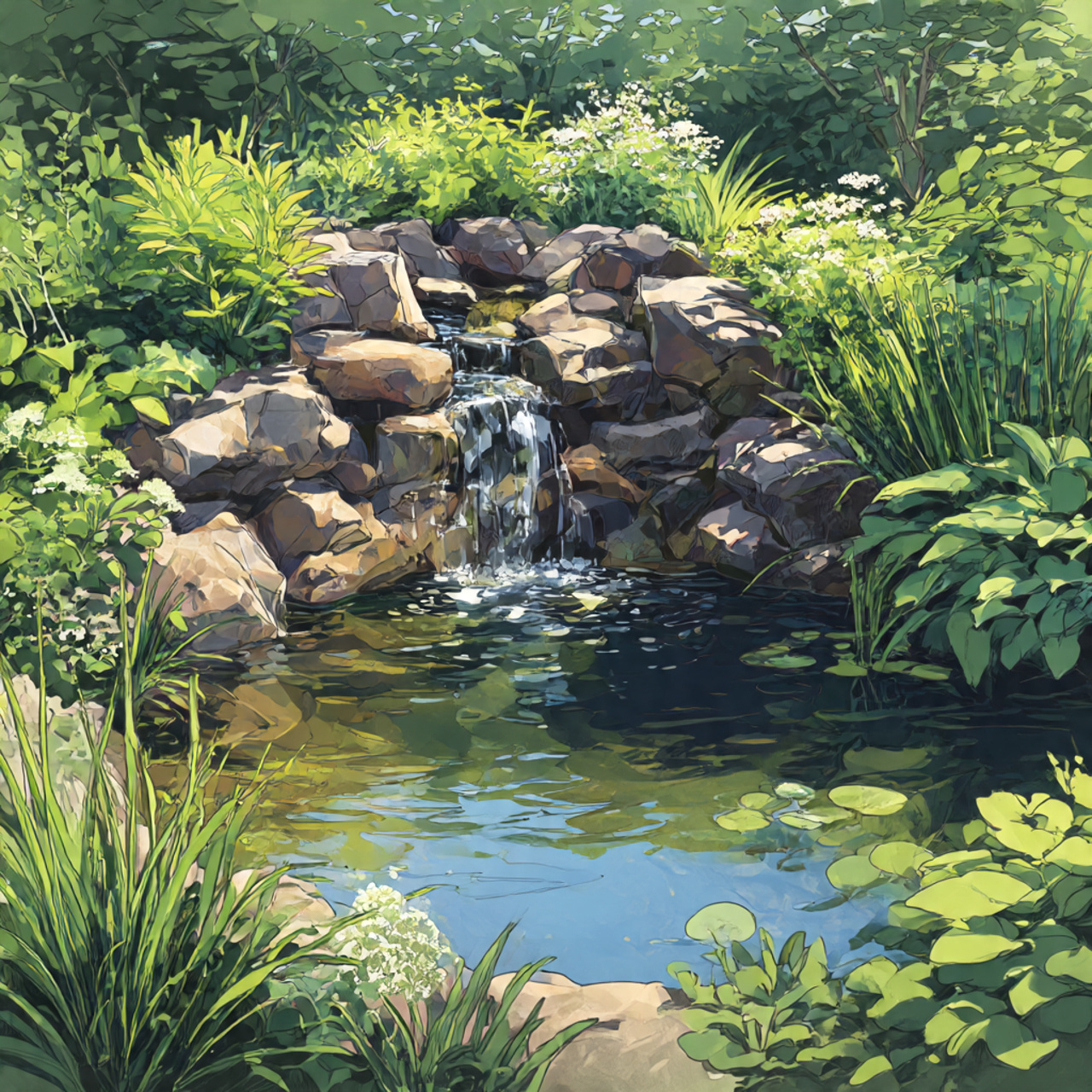Incorporating Water Features as a Privacy Tool