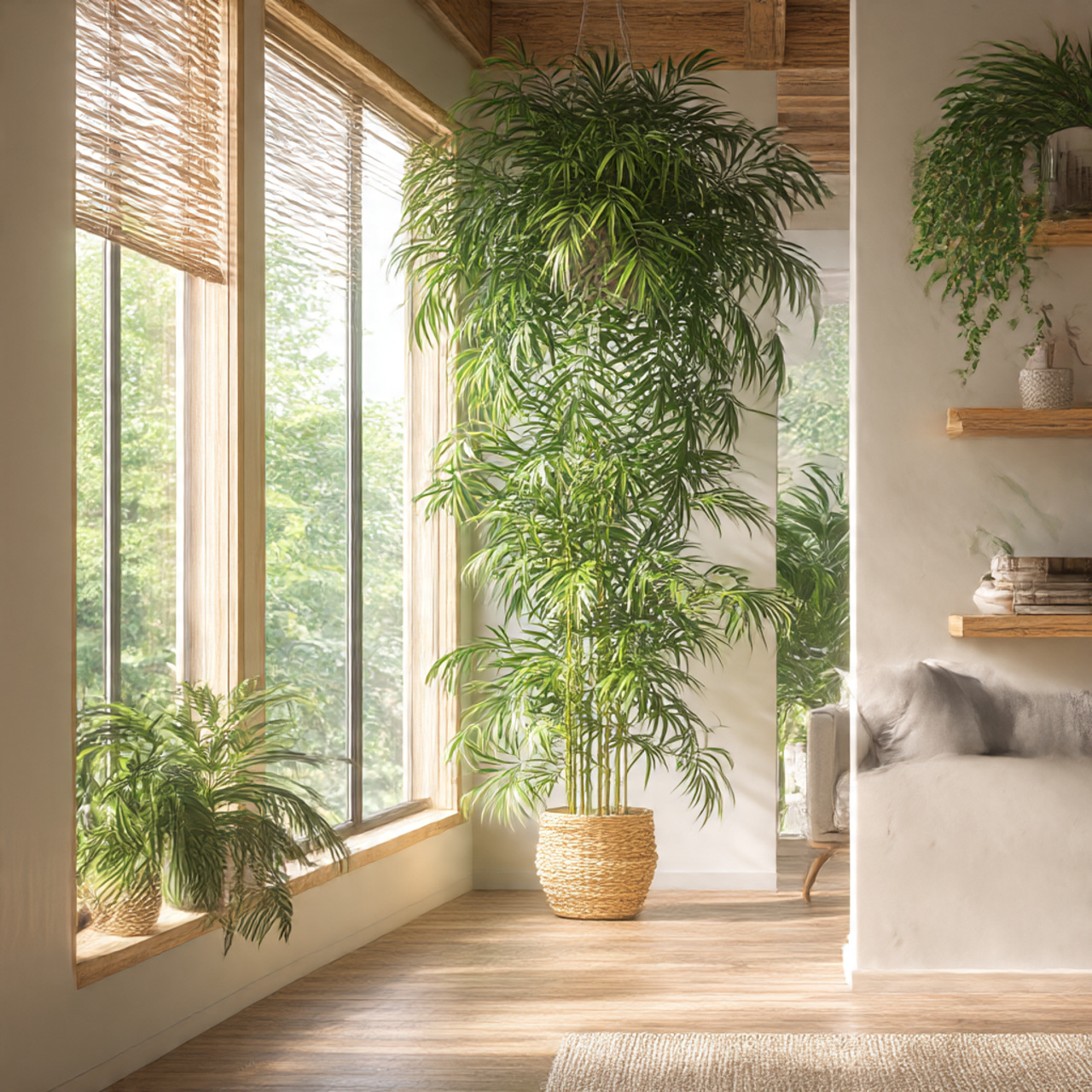 Indoor Hanging Palm Plants