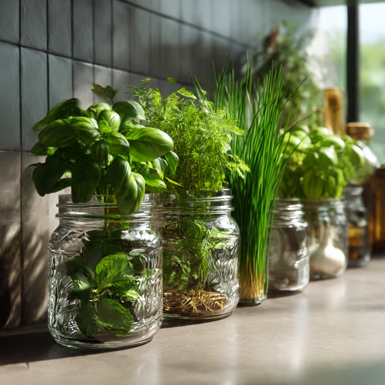Indoor Herb Jars