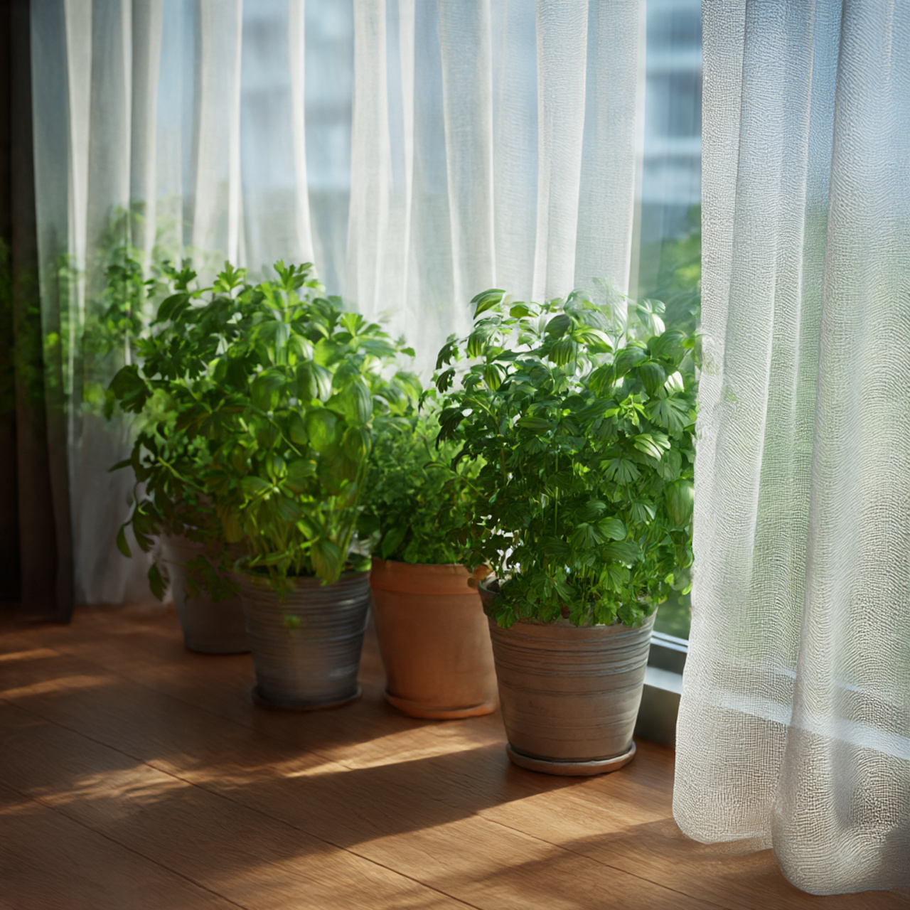 Indoor Herb Windows