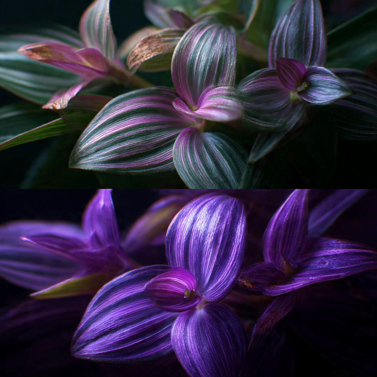 Lighting Corrections in Tradescantia Nanouk Care