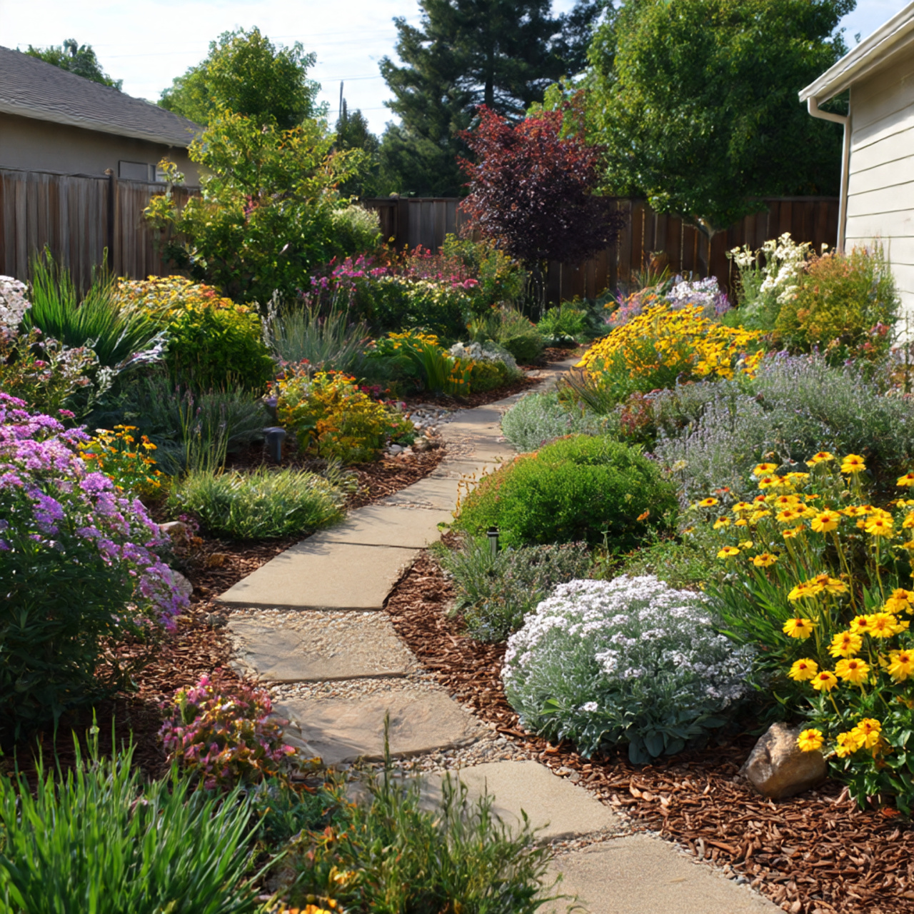 Low-Maintenance Flower Garden Design