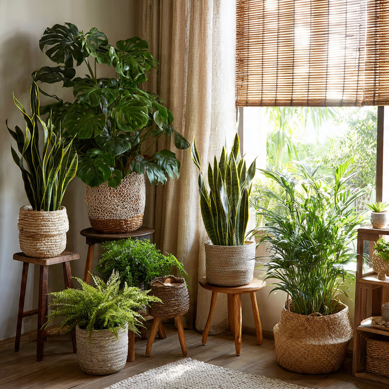 25 Beautiful Indoor Plants to Refresh Any Room Naturally 1 Lush Indoor Plant Corners