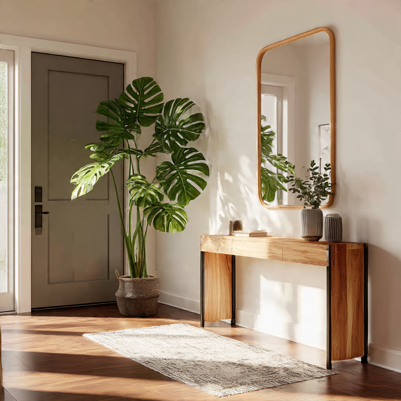 Monstera Plant in Entryways