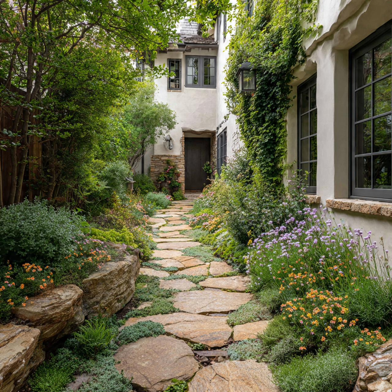 Pathway-Lined Gardens: Creating Journey in Small Spaces