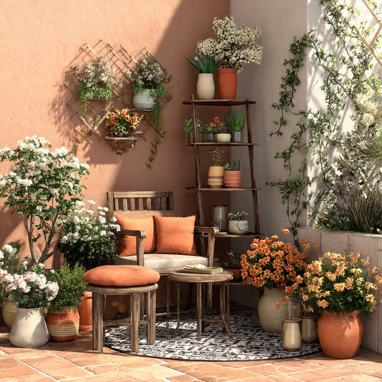 Patio Corner Gardens: Unused Space Transformed