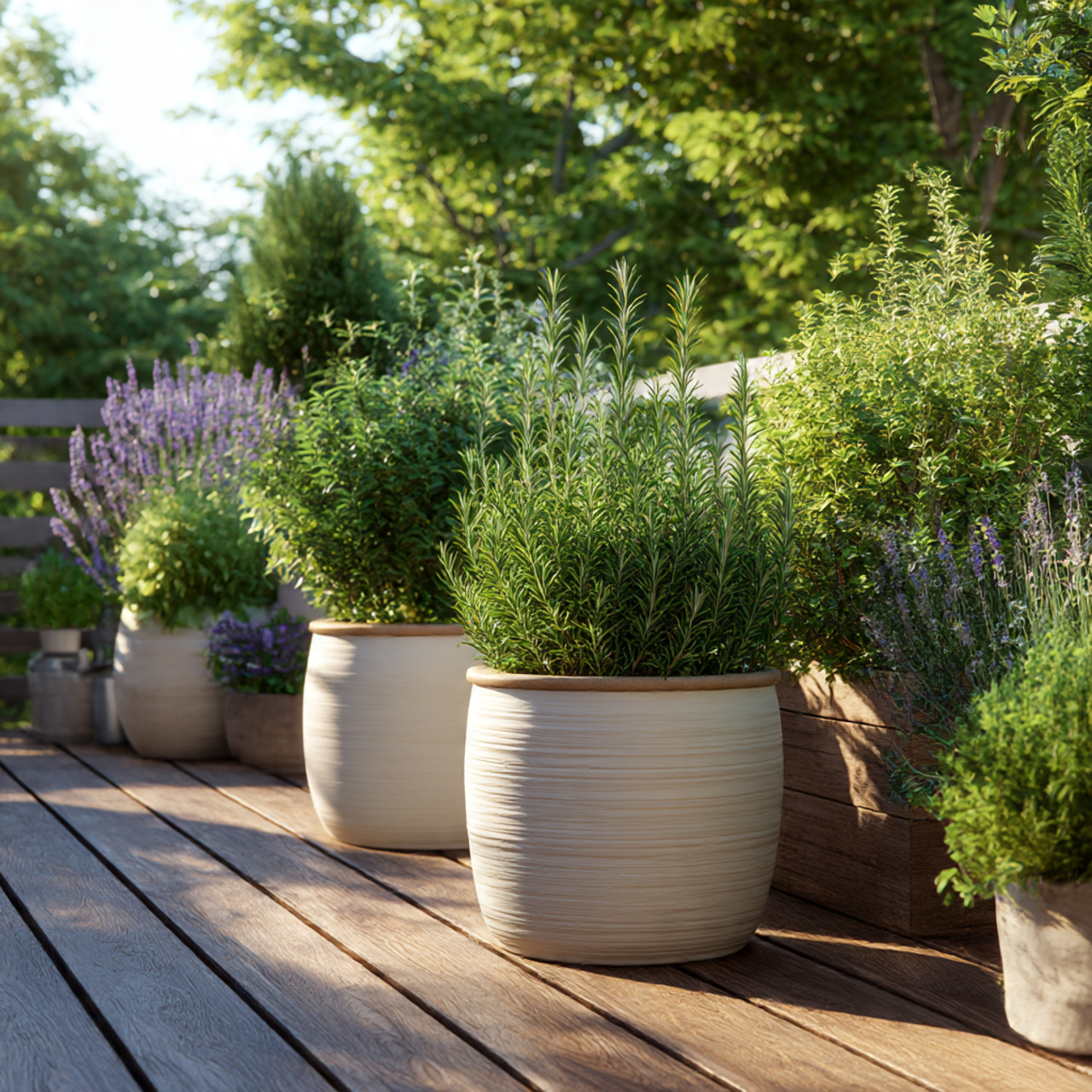 Patio Herb Containers