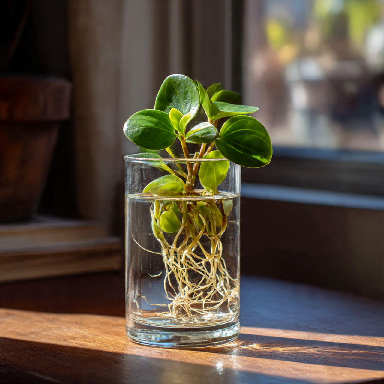 Peperomia Plant Propagation in Water