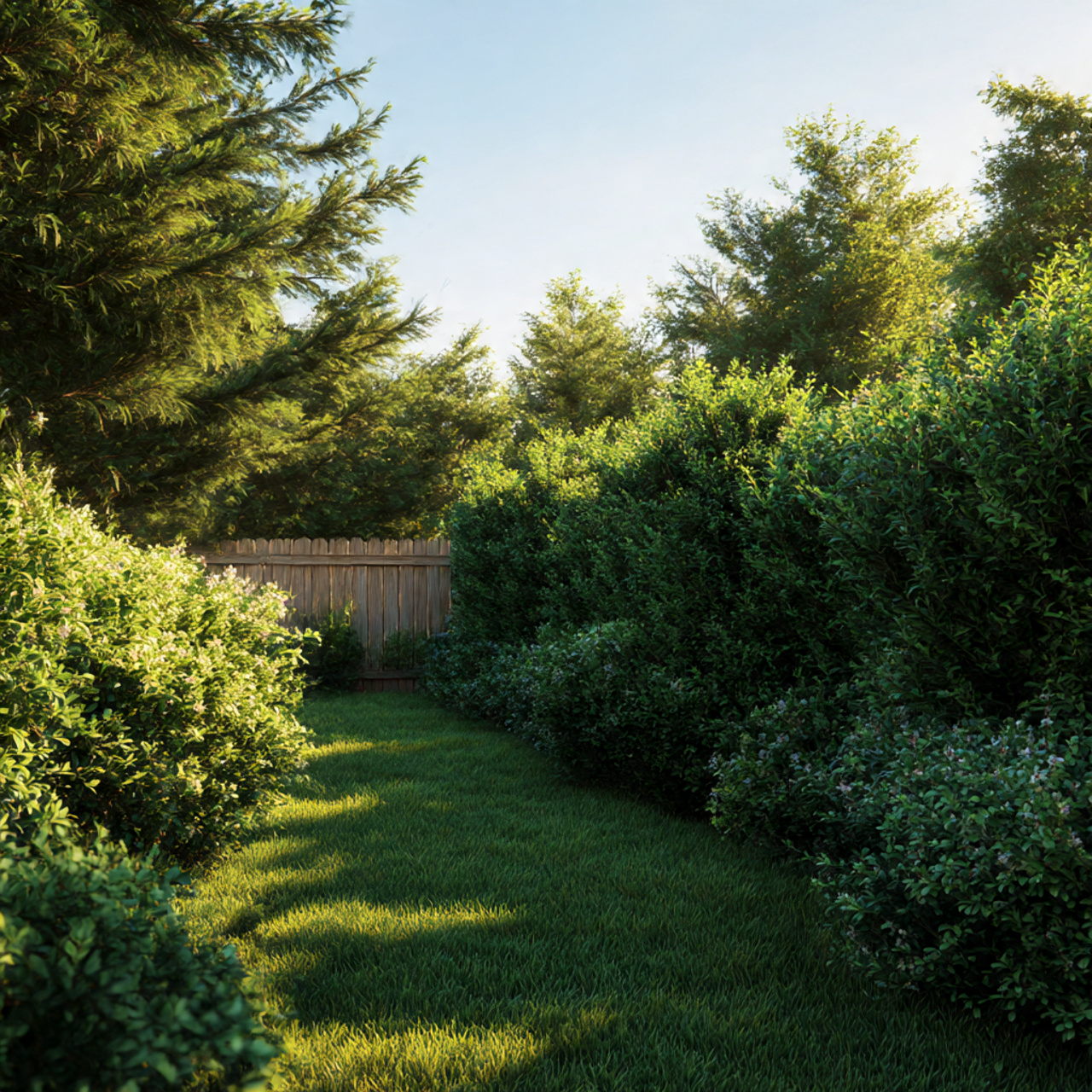 Planting Dense Shrubs Near Boundaries