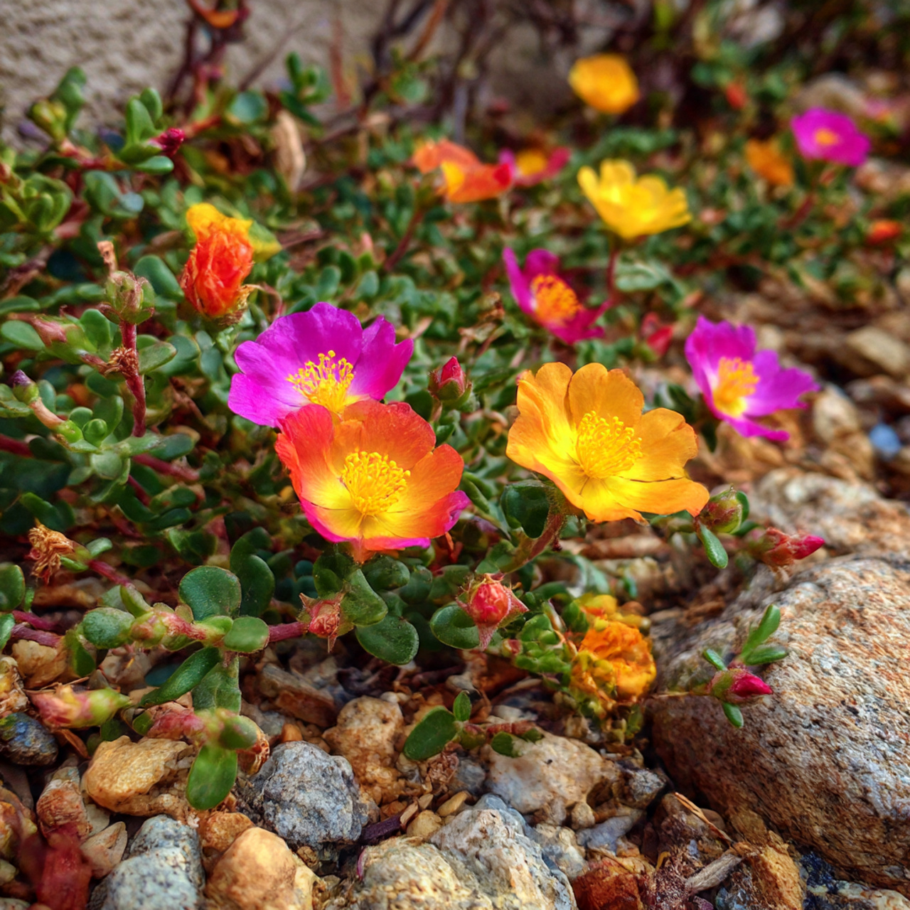 Portulaca for Hot and Dry Balconies