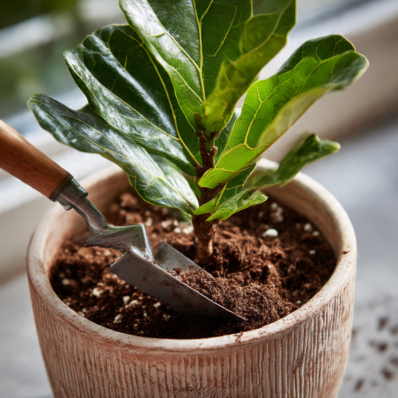 Potting and Soil Tips for Fiddle Leaf Tree