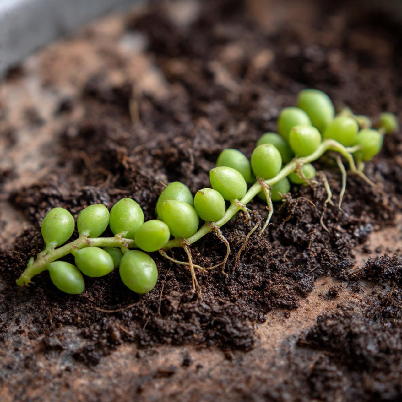 Propagating String of Pearls from cuttings