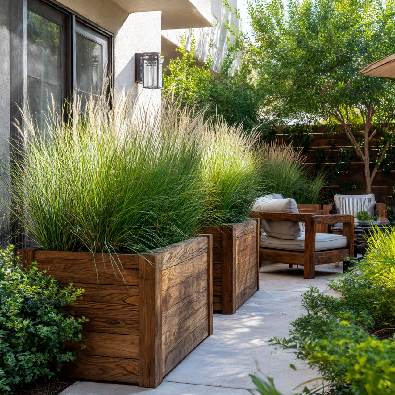 Raised Planters for Strategic Privacy