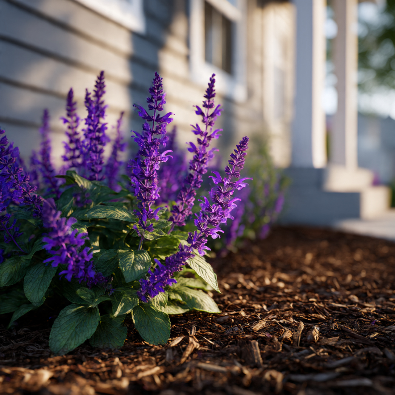 Salvia for Heat-Resistant Spikes of Color