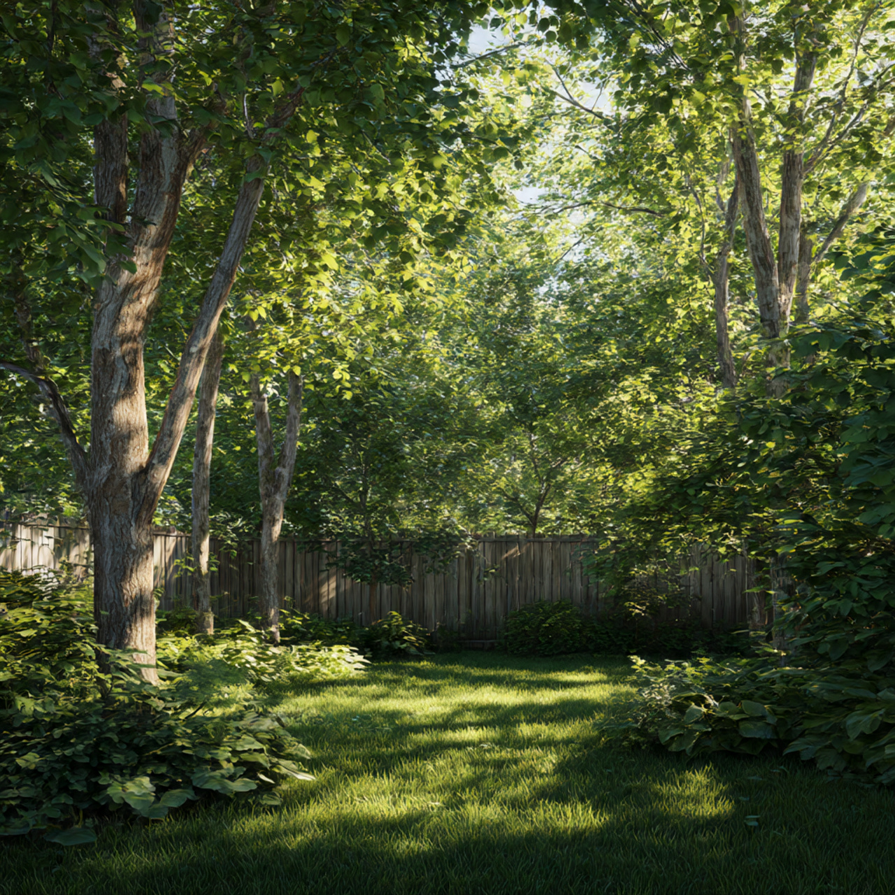 Seasonal Privacy With Deciduous Trees