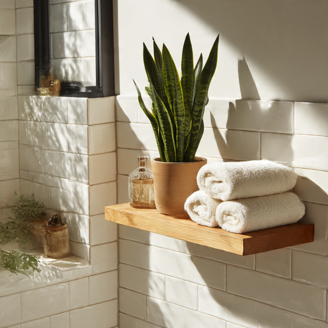 Snake Plant for Bathroom Decor