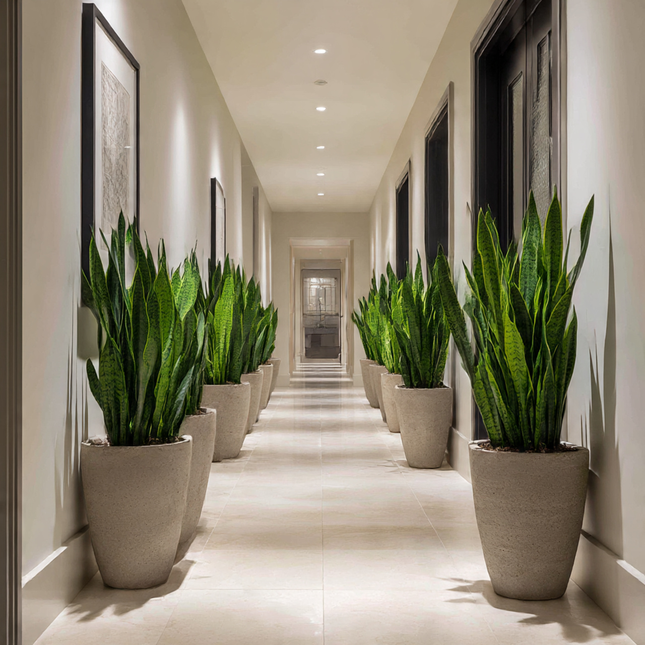 Snake Plant for Hallways