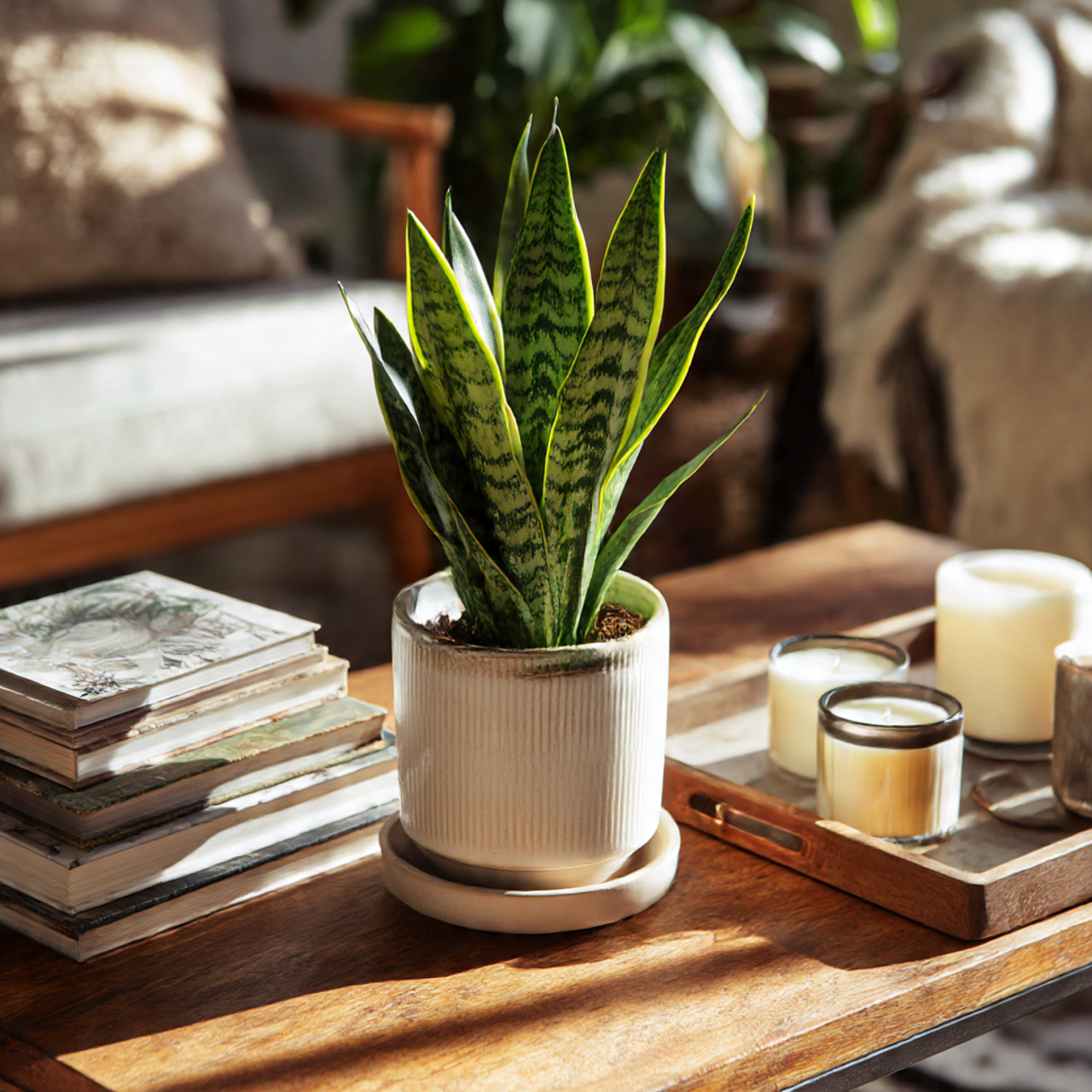 Snake Plant on Coffee Tables
