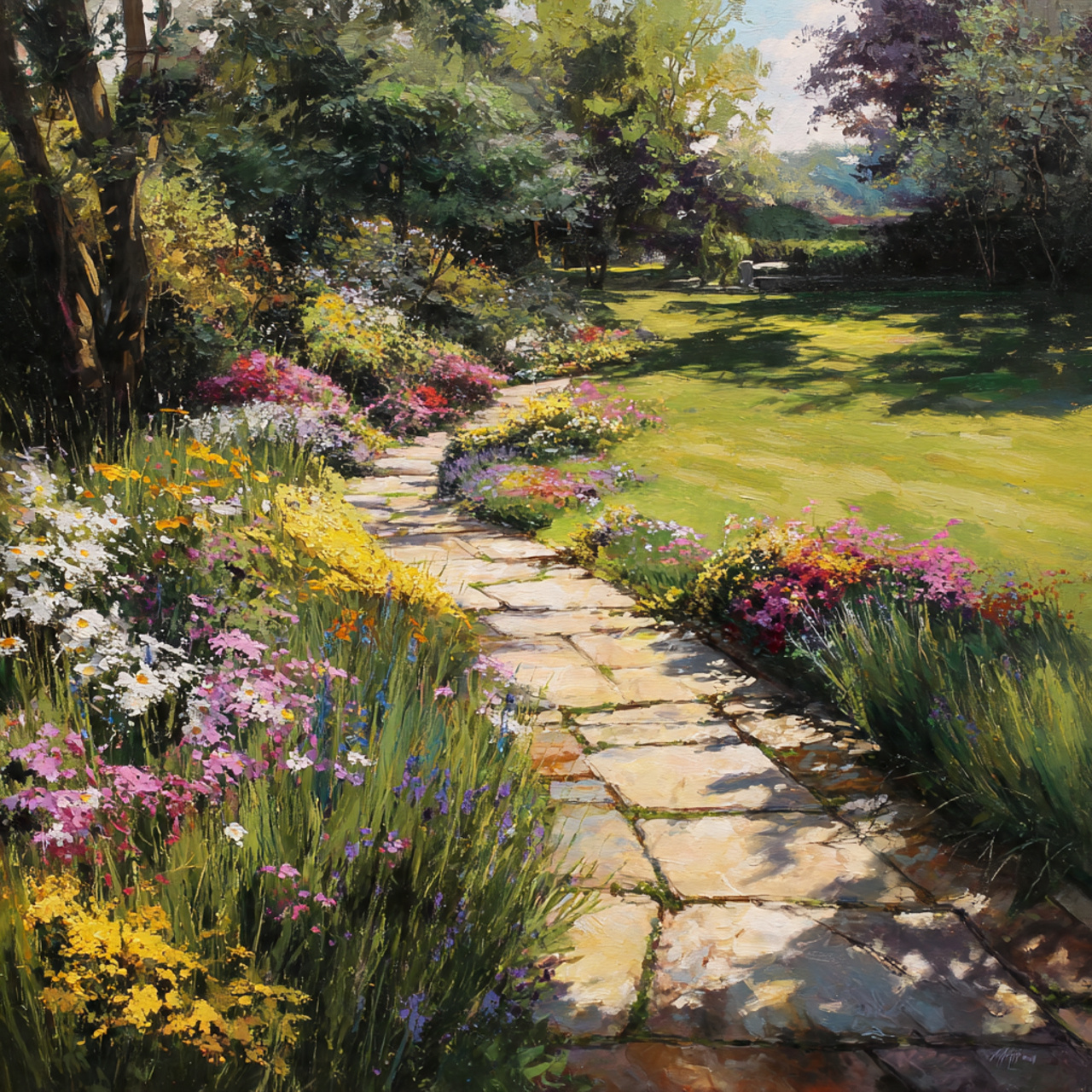 Spring Flowers for Garden Pathways